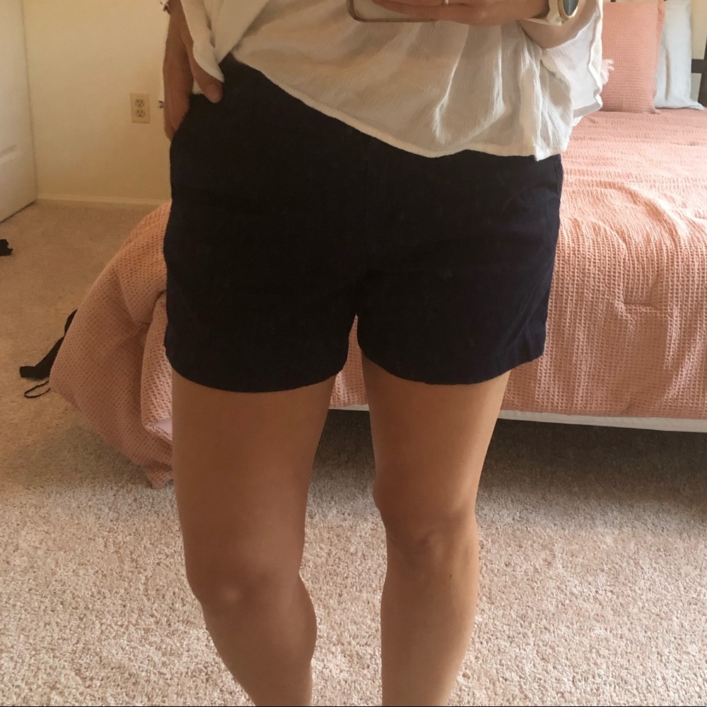 Jcrew Navy Blue Chino Cotton Shorts 4